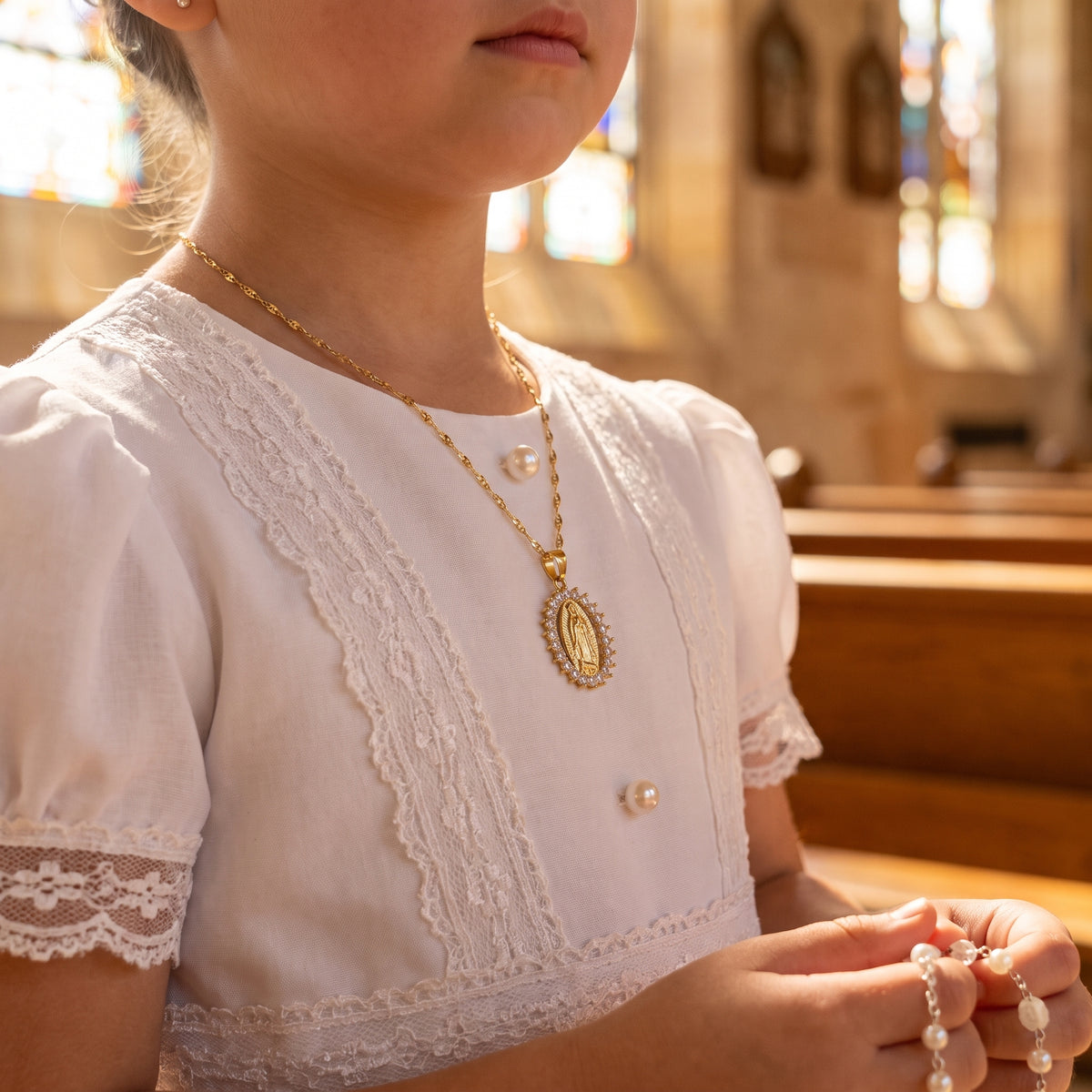 Collar Religioso de la Virgen María